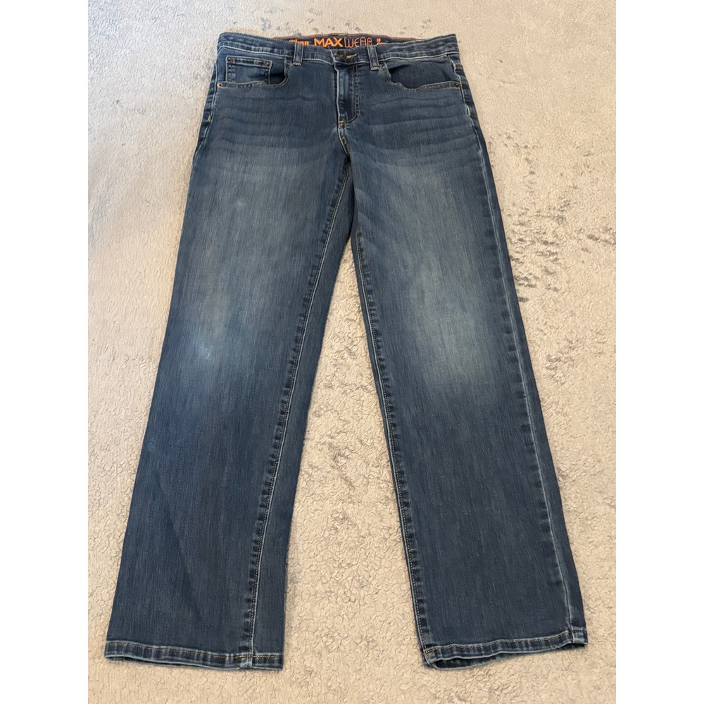Urban Pipeline MaxWear Boys Size 18 Straight Leg Jeans Blue Medium Wash Stretch